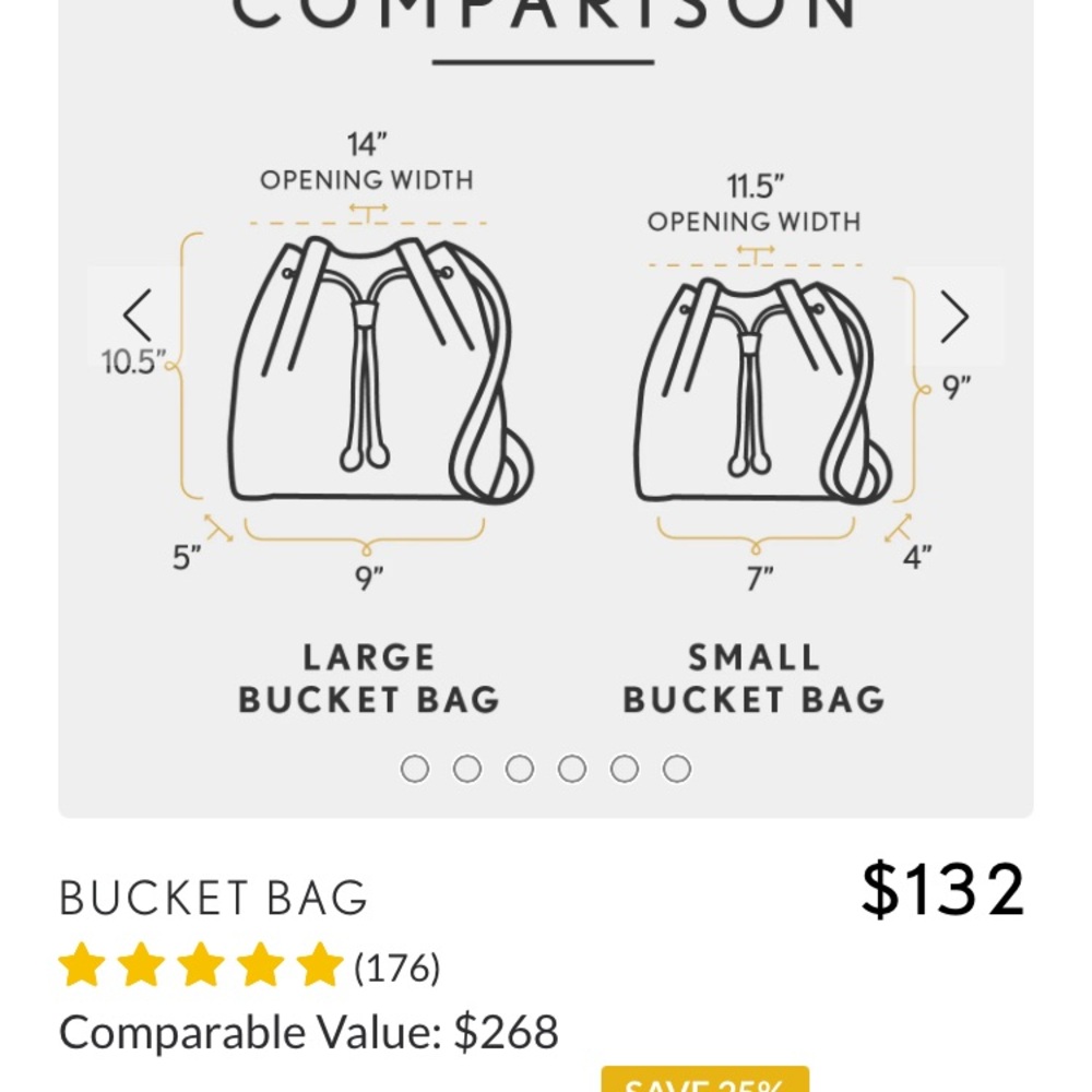 Portland Leather Large Bucket Bag - Picture 6 of 6